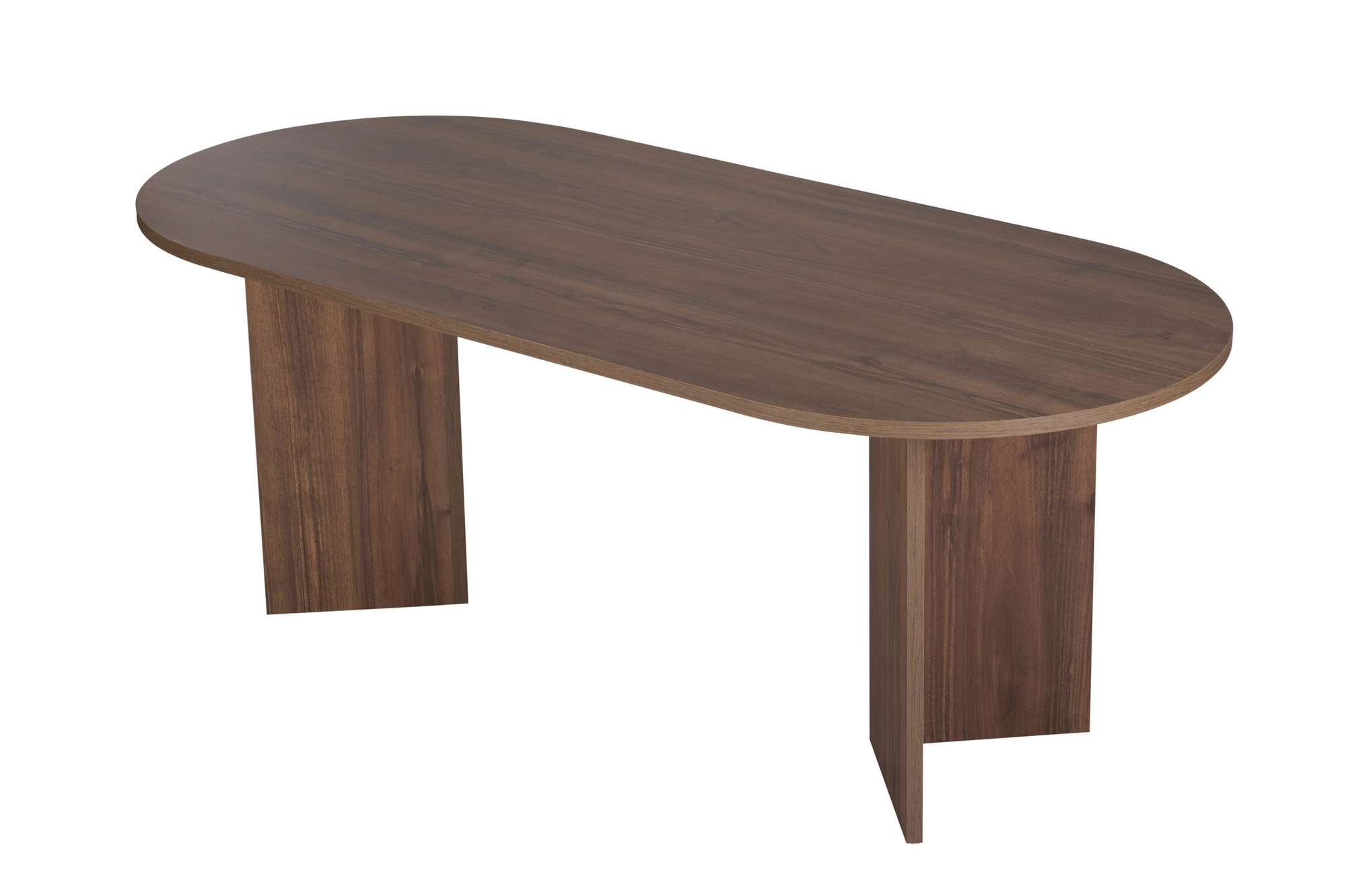 Nordvärk Sable Spisebord Oval Brun Venezia Valnød Melamin 200x90