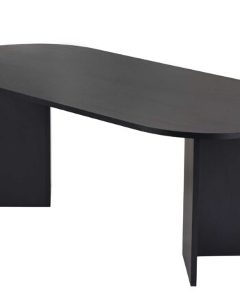 Nordvärk Sable Spisebord  Oval Sort Træ Melamin  200x90