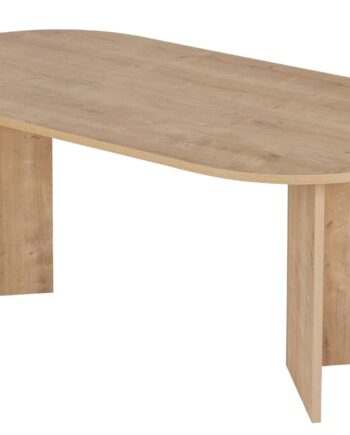 Nordvärk Sablin Spisebord  Oval Natur Safireg Melamin  180x90