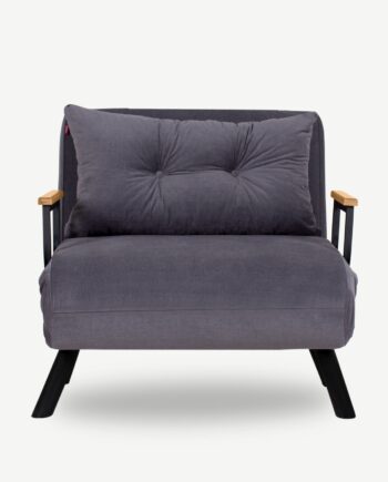 Nordvärk Sando Single Sovesofa Grå Polyester Og Metal  175x60