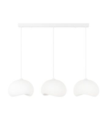 Nordvärk Yontu-15853 Loftlampe  Justerbar Højde Hvid Glasfiber Og Metal