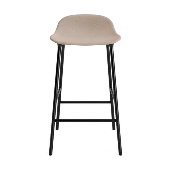 Normann Copenhagen Form Barstol   Sandfarvet Polster Udstillingsmodel  : Erling Christensen Møbler
