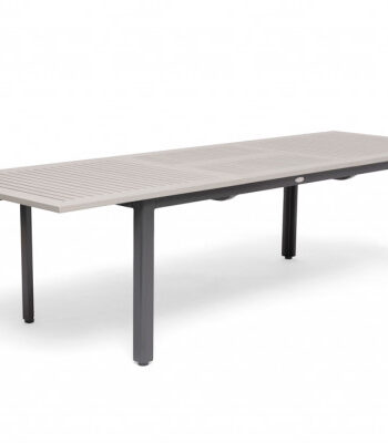 Nydala Havebord 90x200 280 Cm Lys Grå