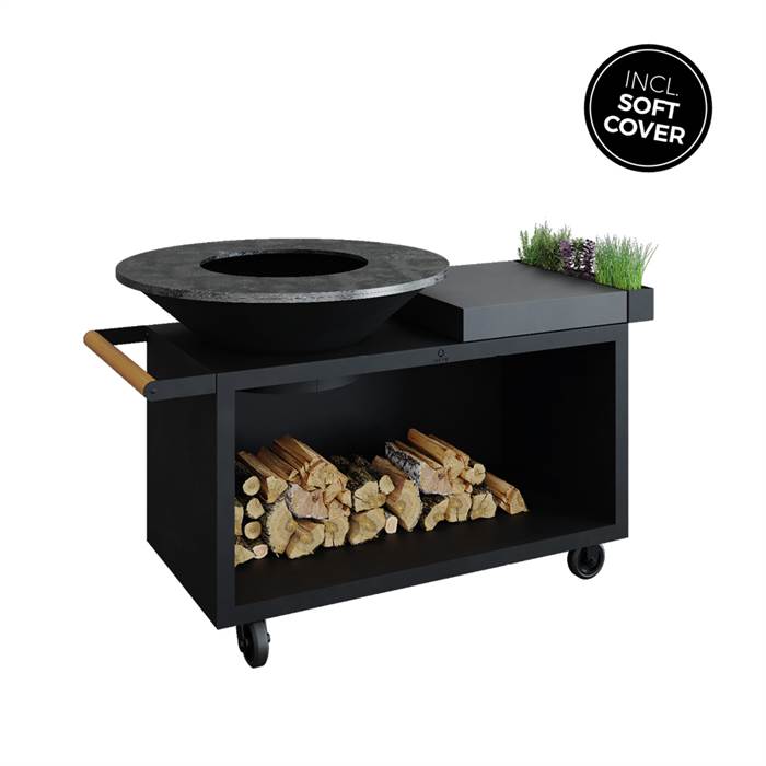 Ofyr Grill Island Black 100 Pro Ceramic Dark Grey  : Erling Christensen Møbler
