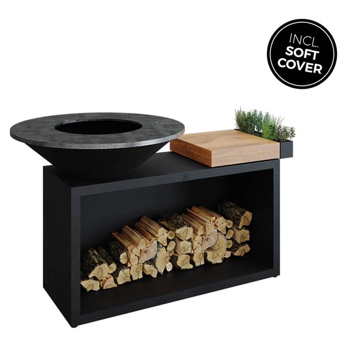 Ofyr Grill Island Black 100 Teak Wood  : Erling Christensen Møbler