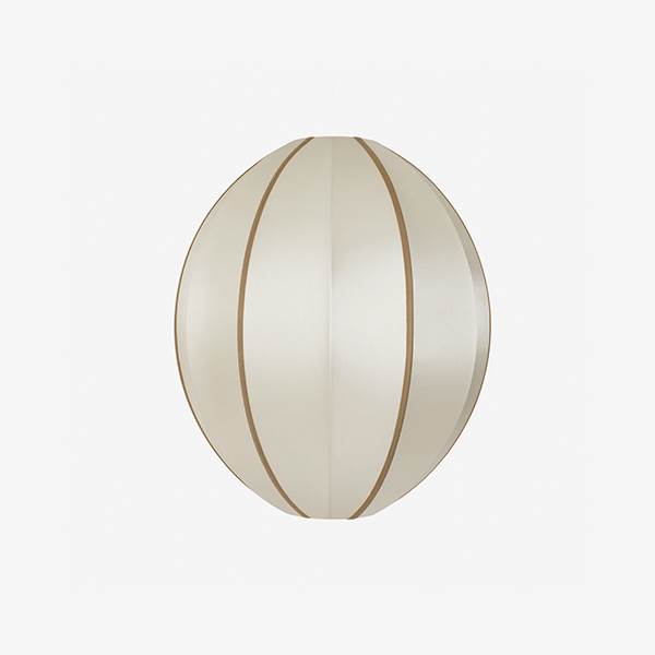 Oi Soi Oi Indochina Oval Lampeskærm   Off White Amber  : Erling Christensen Møbler