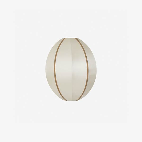 Oi Soi Oi Indochina Oval Lampeskærm   Off White Amber  : Erling Christensen Møbler
