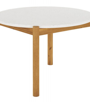 Olivia Havebord ø120 Cm Akacie Terrazzo