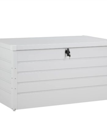 Opbevaringsboks Til Haven  Metal  Låsbar  120x62x63 Cm  Hvid