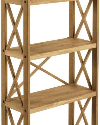 Opbevaringsreol Nordique Design  -shelfs   Massivt Egetræ Med Naturlig Oliefinish    Hylder  H161xb70xd30 Cm