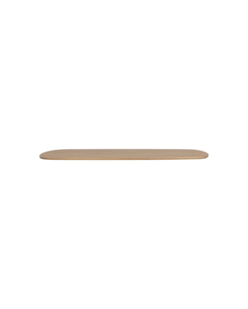 Ovalt Plankebordplade Woood Tablo Fsc-eg 220x100 Cm Natur