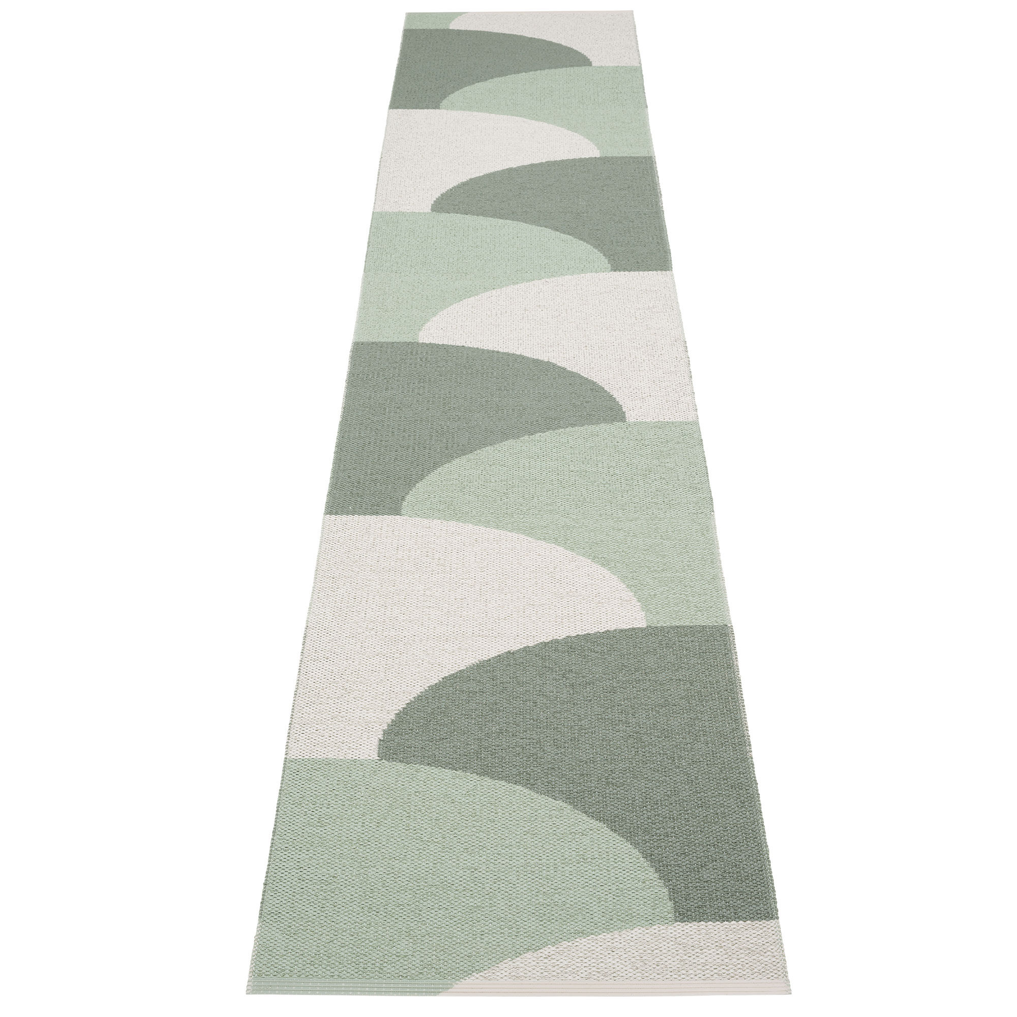 Pappelina Hill Tæppe 70x360 Cm Army Mint Grå