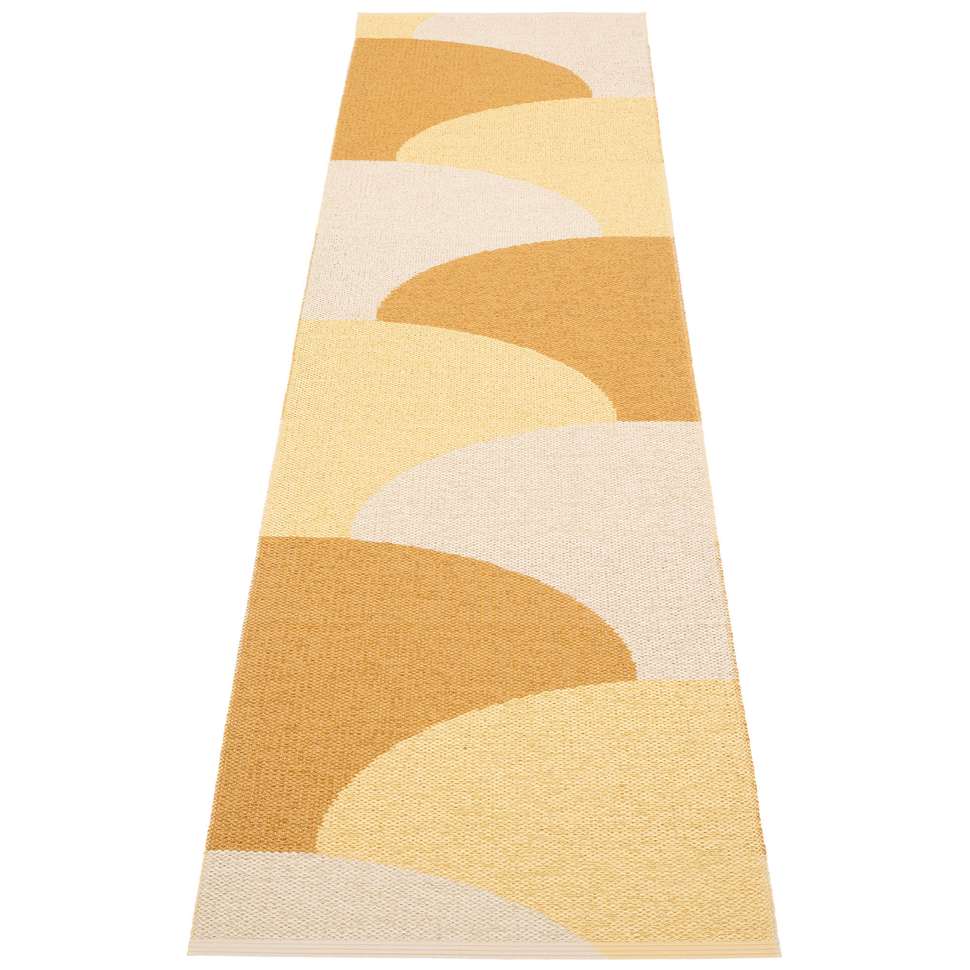 Pappelina Hill Tæppe 70x270 Cm Creme Lysgul Okker