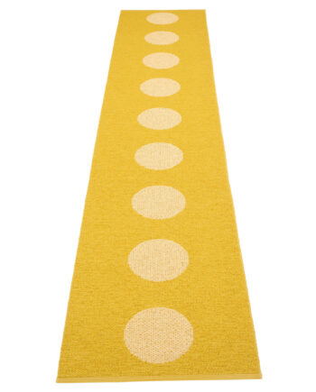 Pappelina Vera Pop Tæppe 70x360 Cm  Mustard Gul