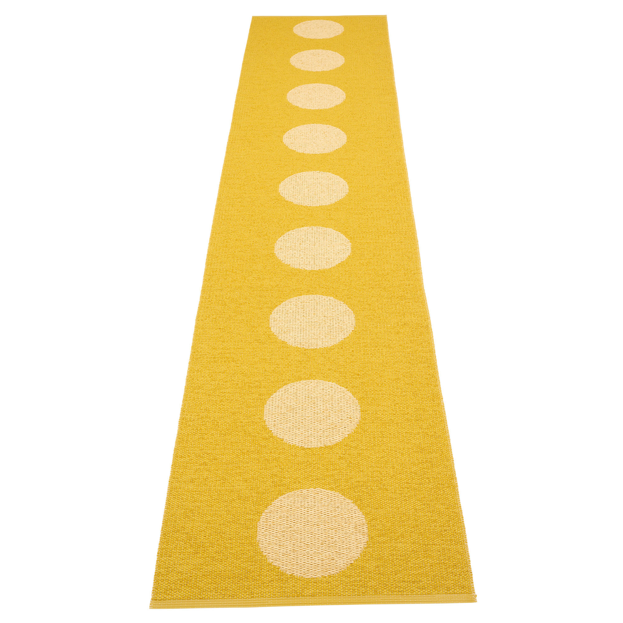 Pappelina Vera Pop Tæppe 70x360 Cm Mustard Gul