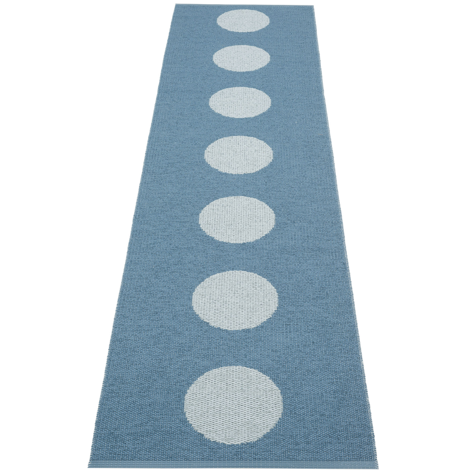 Pappelina Vera Pop Tæppe 70x280 Cm River Blue Fog