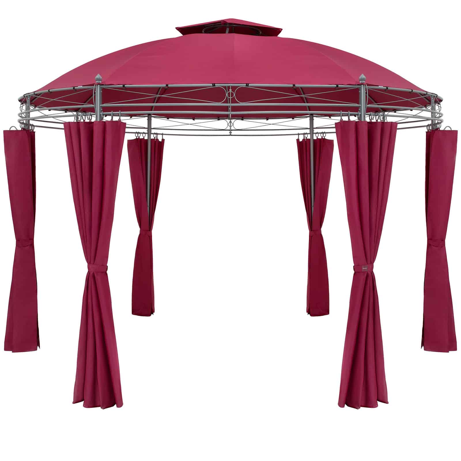 Pavillon Toscana Bordeaux Violet ø3 5m Uv-beskyttelse 50