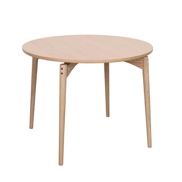 Pbj Designhouse Pbj Aeris Rundt Spisebord ø122 Cm Lakeret Lys Eg Massiv Træ : Erling Christensen Møbler  : Erling Christensen Møbler