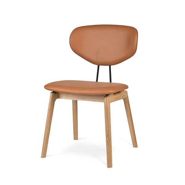 Pbj Designhouse Pbj Filo Spisebordsstol Lakeret Lys Eg Stof : Erling Christensen Møbler  : Erling Christensen Møbler