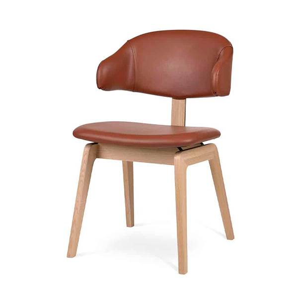 Pbj Designhouse Pbj Maior Spisebordsstol Lakeret Eg Læder : Erling Christensen Møbler  : Erling Christensen Møbler