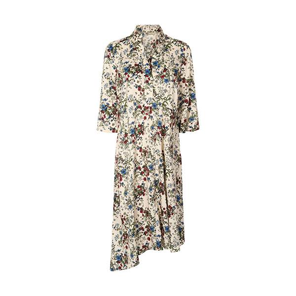 Pbo  Albertine Silk Dress Multi Color  : Erling Christensen Møbler