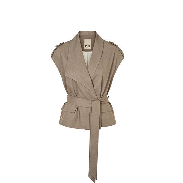 Pbo Banmala Waistcoat Sandstone  : Erling Christensen Møbler