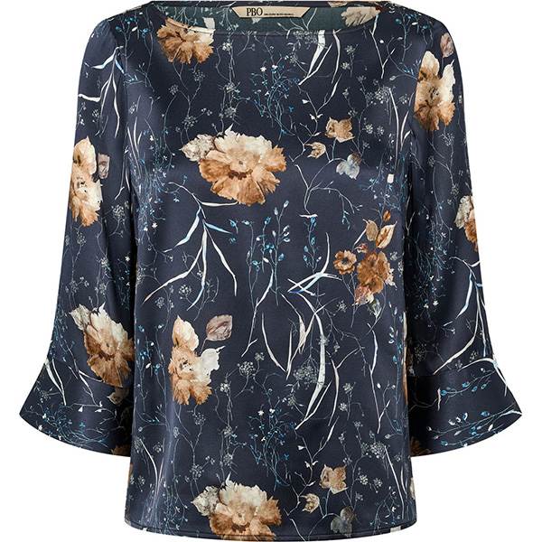 Pbo Etta Blouse Dark Flower  : Erling Christensen Møbler