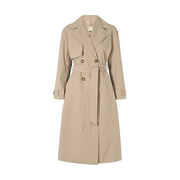 Pbo Hillena Trenchcoat Light Sand  : Erling Christensen Møbler