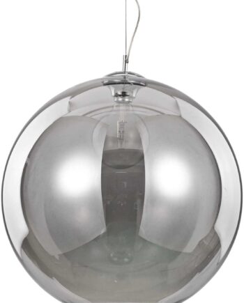 Pendel- Hængelampe Ideal Lux Nemo ø50 Cm Røg Krom Justerbar Højde 55 264 Cm