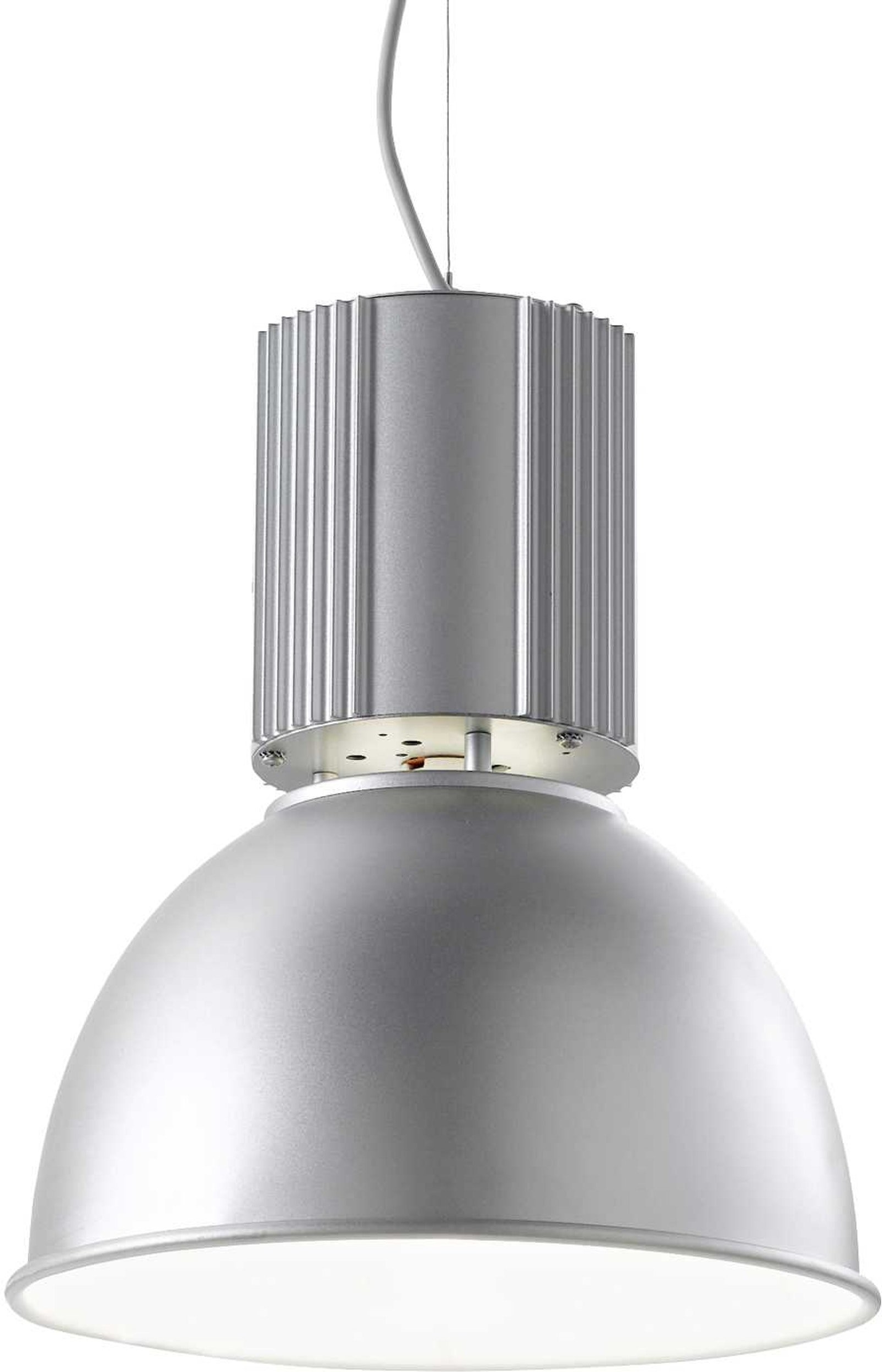 Pendel Lampe Ideal Lux Hangar ø32 Justerbar Højde E27 Anodiseret Aluminium