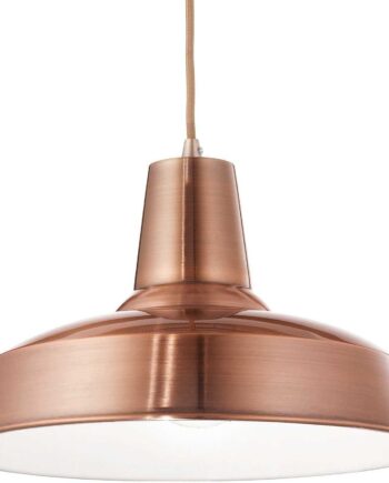 Pendel Lampe Ideal Lux Moby ø35   H35-120 Cm Kobber Metal