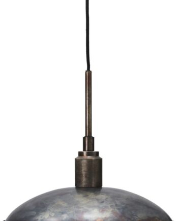 Pendellampe House Doctor Boston Antik Brun ø32   H7 Cm Jern Glas Med Diffuser Og     Ledning