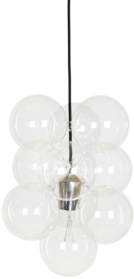 Pendellampe House Doctor Diy 12 Klare Glaskugler H48 ø30 Cm Ledning