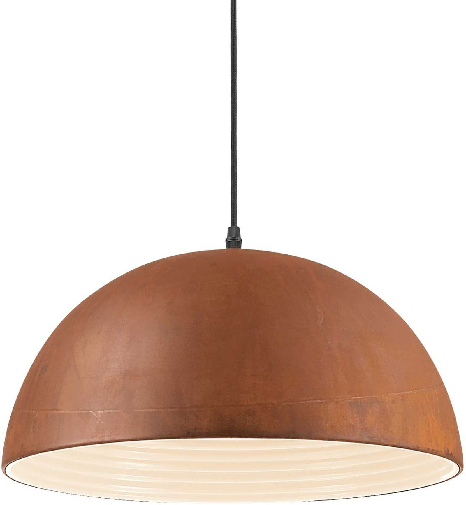 Pendellampe Ideal Lux Folk Corten ø400 Mm Justerbar Højde 420-1470 Mm