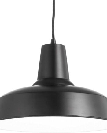 Pendellampe Ideal Lux Moby ø35 Cm Justerbar Højde 35-120 Cm Sort Metal