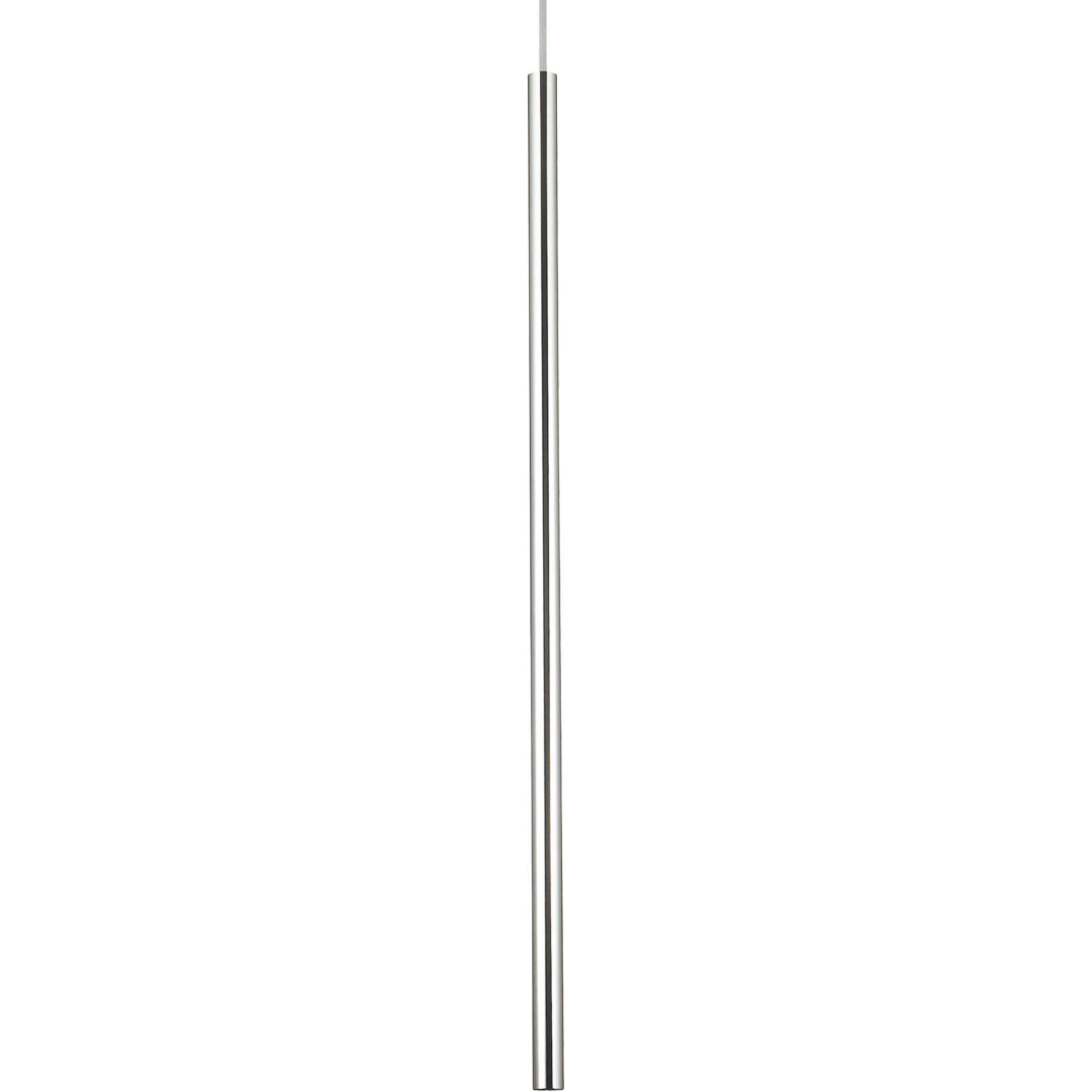 Pendellampe Ideal Lux Ultrathin Krom Justerbar ø30 Mm Integreret Led 1000 Lm 3000k