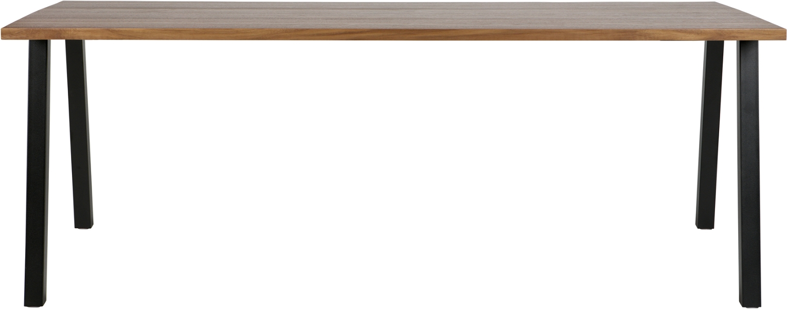 Plankebord Woood Exclusive James 200x90 Cm Fineret Valnød Og Matte Sorte Tablo-  Ben