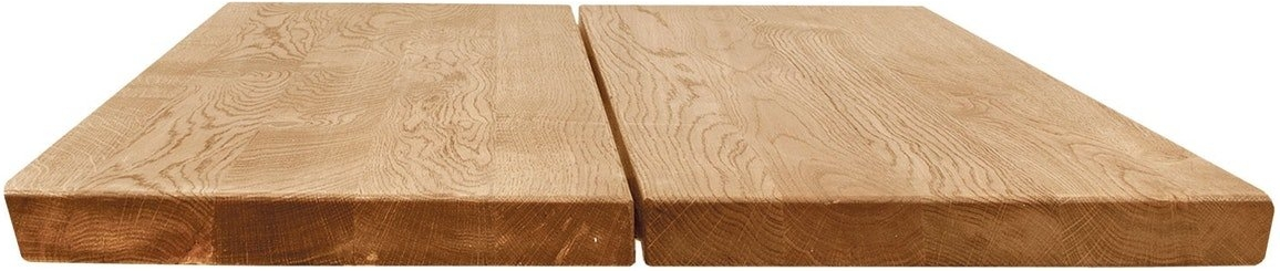 Plankebordplade House Of Sander Asta Massivt Egetræ 4x80x140 Cm Natur