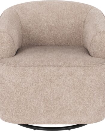 Polstret Loungestol Rowico Dermot Greg   Stof Lysebeige 78x85x90 Cm