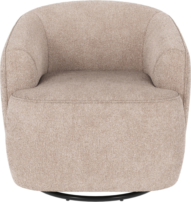 Polstret Loungestol Rowico Dermot Greg   Stof Lysebeige 78x85x90 Cm