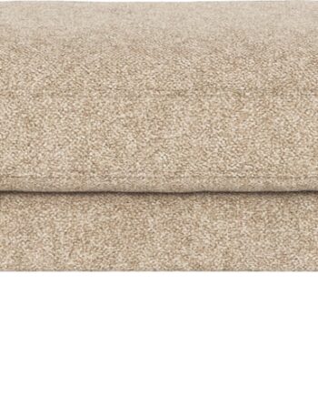 Puf Fodskammel Rowico Corwin Beige Sort   Bobby   Polyester Med Pulverlakeret Metalstel