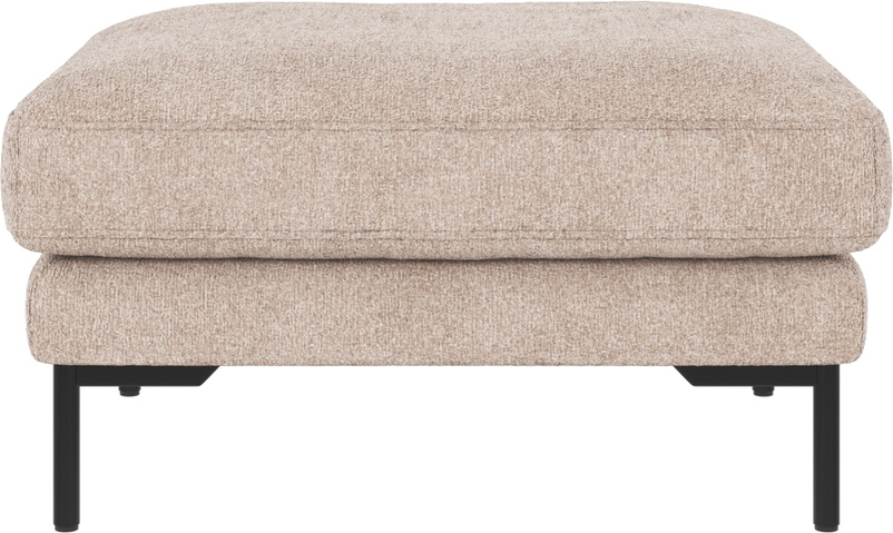 Puf Fodskammel Til Sofa Rowico Corwin Greg Lys Beige Sort 45x84x64 Cm