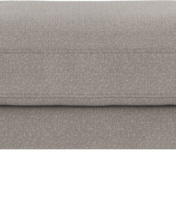 Puf Rowico Corwin Rita 167 Lys Grå Sort H45xb84xd64cm Stof Metal