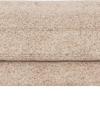 Puf Til Sofa Fodskammel Rowico Corwin Anna Lys Beige Sort H45   B84   D64 Cm