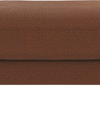 Puf Til Sofa Rowico Corwin Rita 96 Rød Polyester Med Sort Metalben 84x64x45 Cm