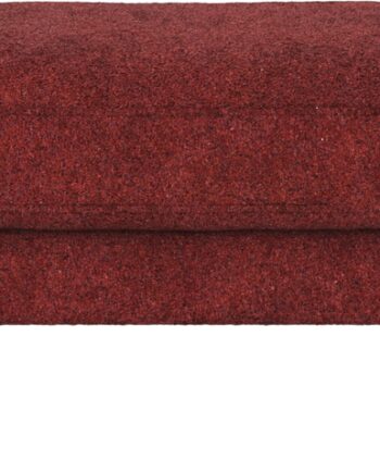 Puf Til Sofa Rowico Corwin Stoffodskammel Anna   Rød Sort 45ã 84ã 64 Cm