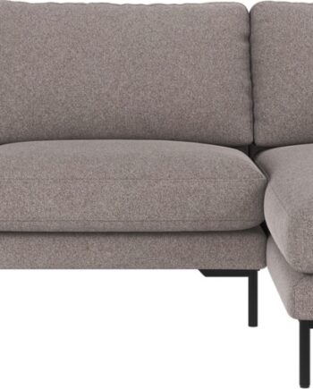 Rowico Corwin Chaiselongsofa Højrevendt Brenda Grå-beige 270x160x83 Cm