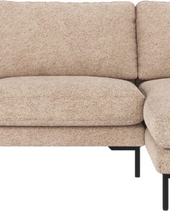 Rowico Corwin Chaiselongsofa Højrevendt Lysebeige Anna-stof H83xb270xd160 Cm