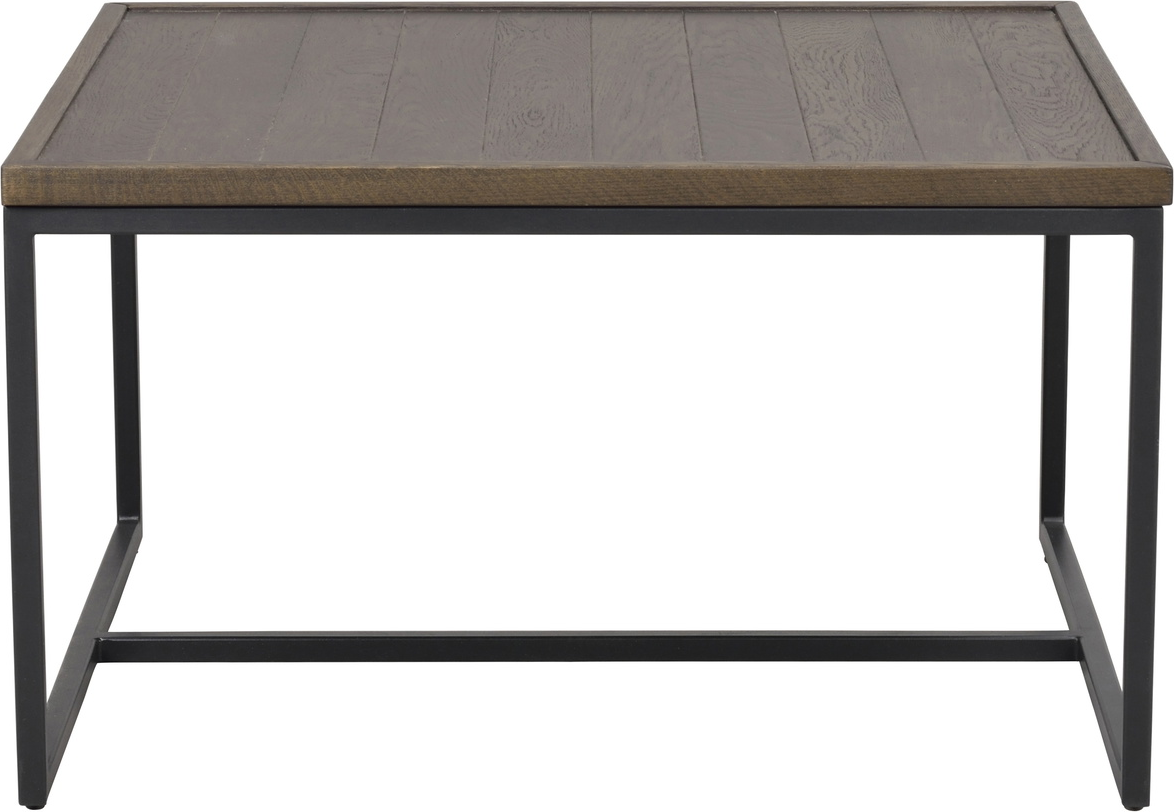 Rowico Deerfield Sofabord 70ã 70ã 40 Cm Brun Sort Egetræ Metal