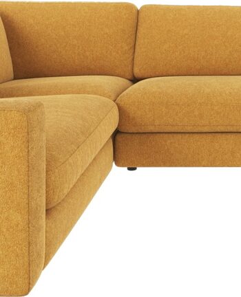 Rowico Duncan Hjørnesofa Gul Brenda Polyester Modulsofa 325ã 230ã 78 Cm